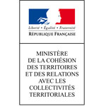 Logo Ministere de la cohésion des territoires et des relations avec les collectivités territoriales client Delobelle Consulting
